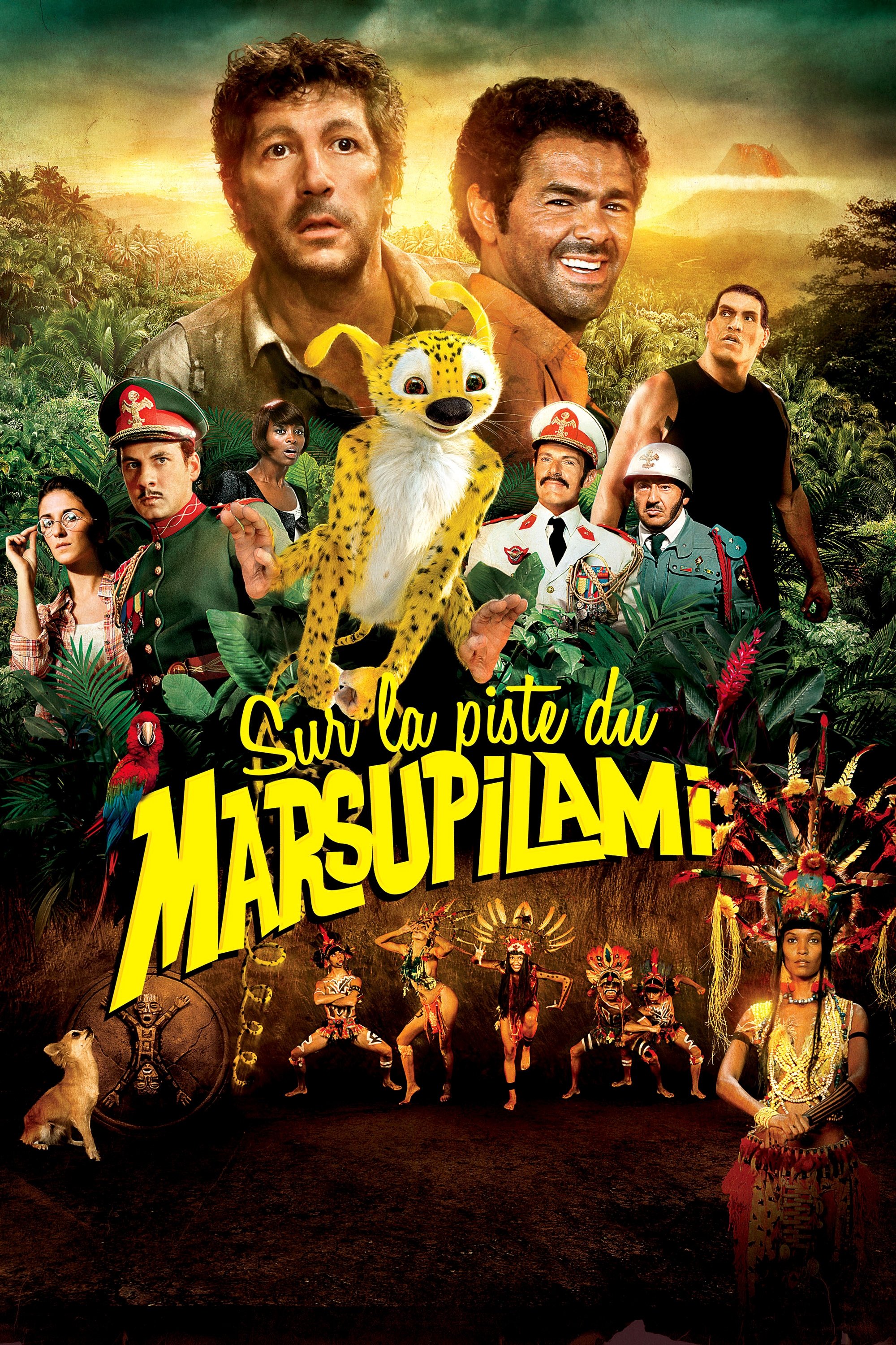Affiche du film Sur la piste du Marsupilami en DVD et Blu-Ray