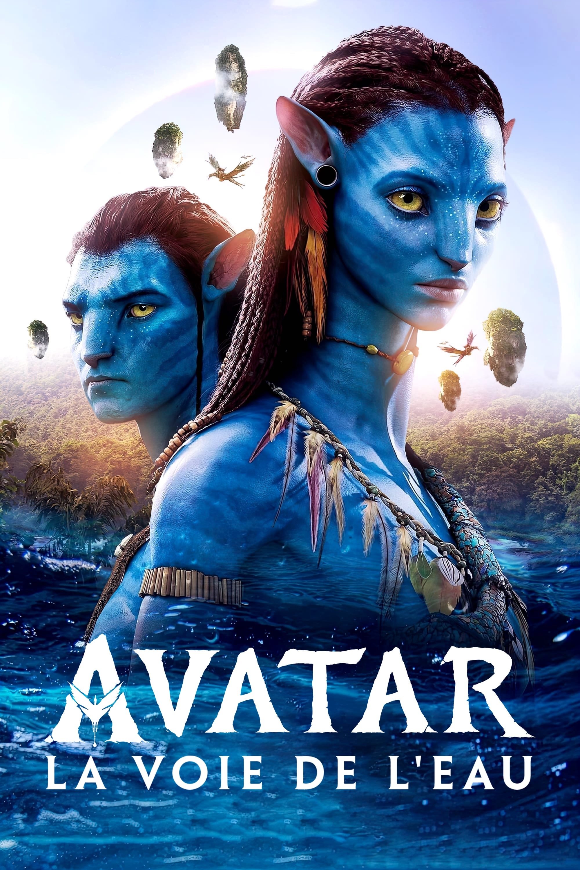 Affiche du film Avatar : La Voie de l'eau en DVD et Blu-Ray